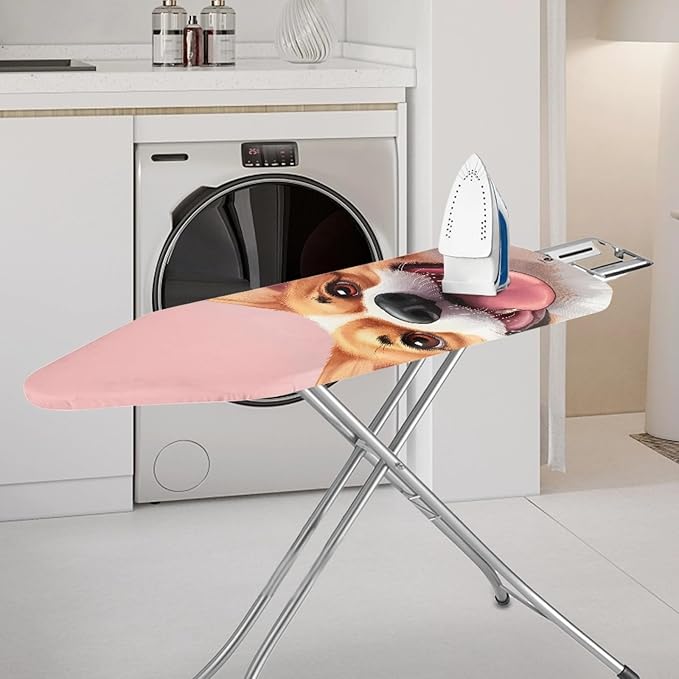 GLENLCWE Cute Corgi Ironing Board Cover Full Size Heavy Duty Iron Pad Cover