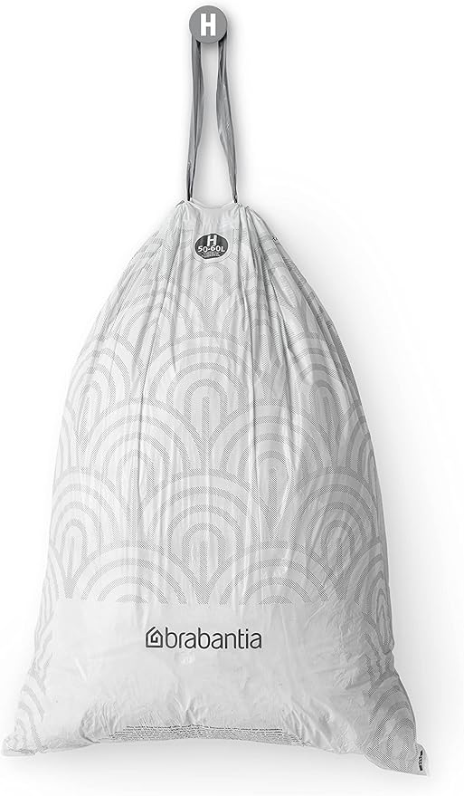 Brabantia PerfectFit Trash Bags Thick Plastic Trash Can Liners