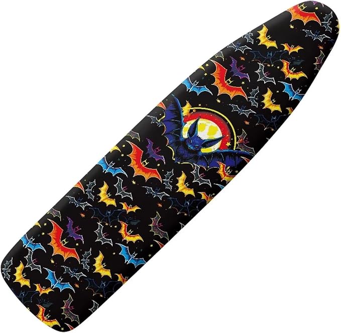 Halloween Bats Iron Board Cover Thick Soft Halloween Ironing Board Cover and