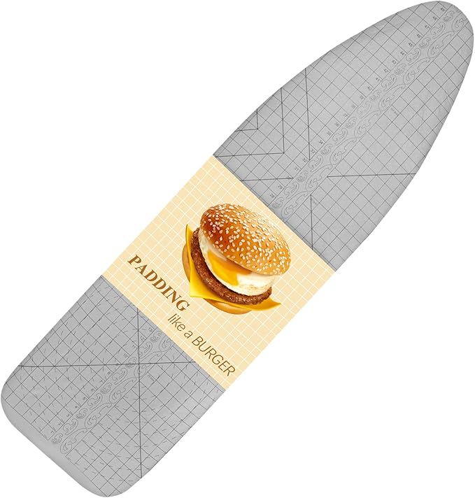 Ironing Board Cover- 15" x 54" Standard Iron Cover and Pad 4 Layers Thick