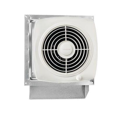 Broan-NuTone 509S Through-the-Wall Ventilation Fan, White Cover, On/Off Switch, 200 CFM, 8.5 Sones, 8"