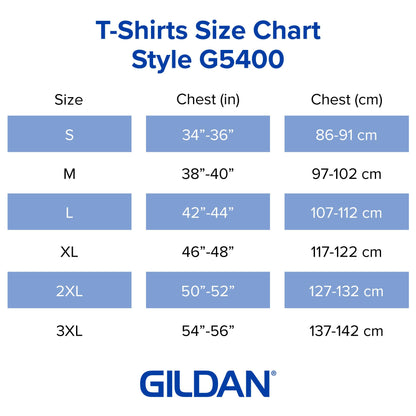 Gildan Men's Heavy Cotton Long Sleeve T-Shirt, Style G5400, 2-Pack, Black, Medium