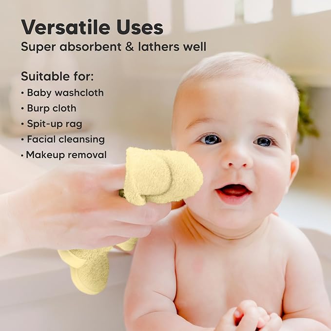 6-Pack Baby Washcloths