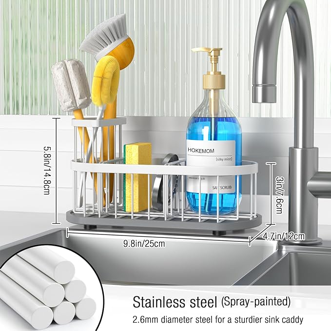 Kitchen Sink Caddy Organizer, Sponge Holder