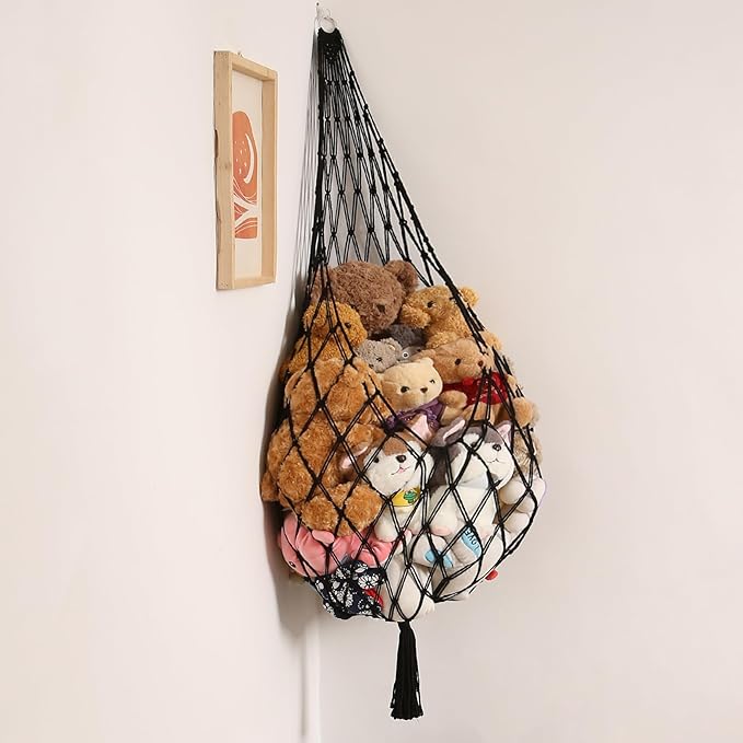 Stuffed Animal Hammock Corner Hanging Net