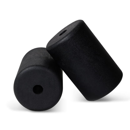 WF Athletic Supply PU/Foam Foot Pads, Foam Roller for Exercise Machines Equipment Replacements, Roller Pad for Leg Extension, PEC Deck Pads for Weight Bench, Sold by Pair (7” x 4.5” OD x 0.875” ID)