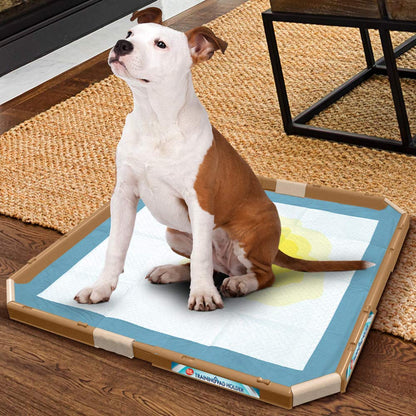 Simple Solution Dog Pad Holder | Portable Tray for Pet Training and Puppy Pads | Protection Against Pad Leakage, Bunching, and Shredding | Fits Pads 53 x 53cms or larger, 1 Count (Pack of 1)