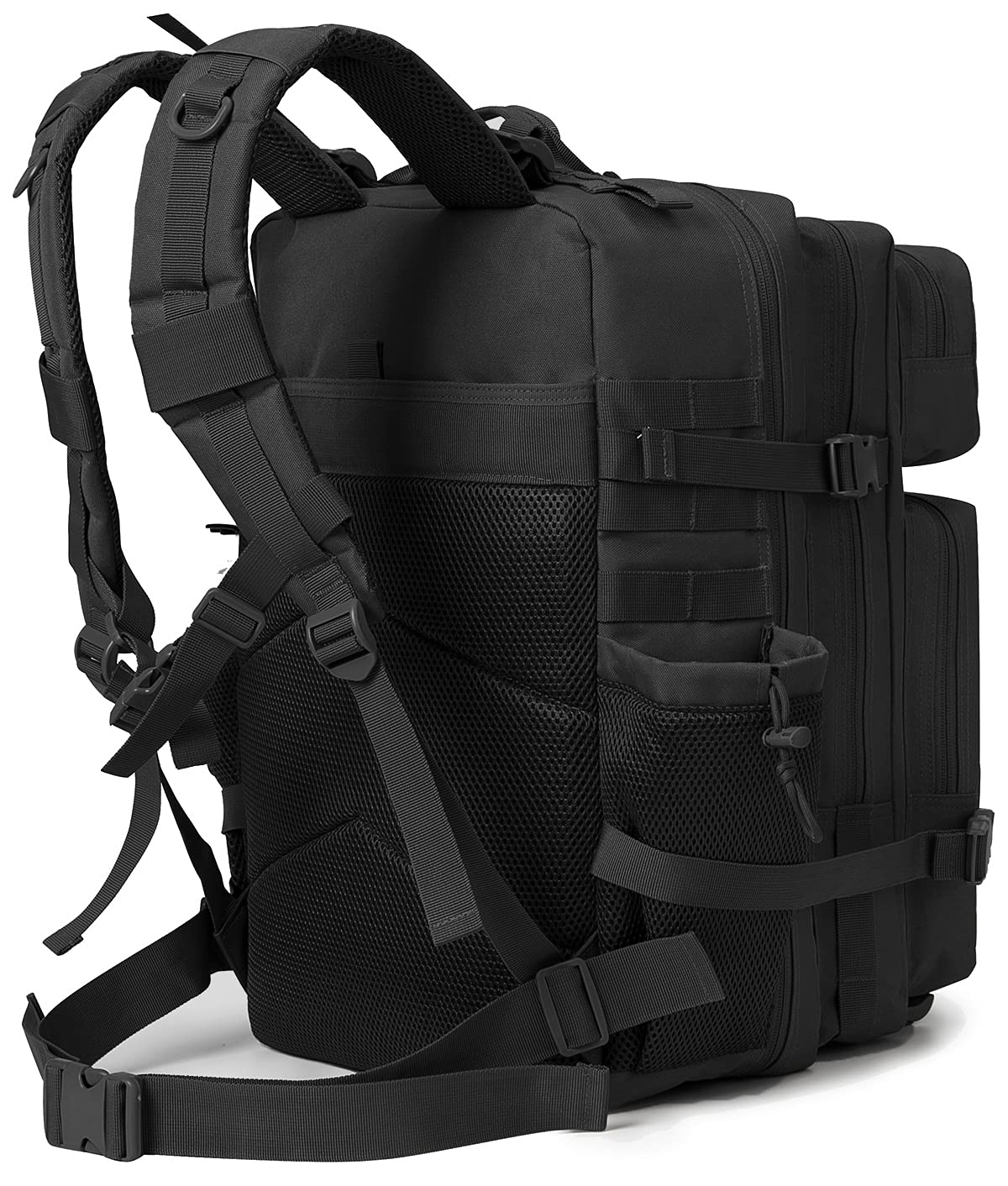 QT&QY Military Tactical Backpacks For Men Army Molle Daypack 25L/35L/45L Lage 3 Day Bug Out Bag Camping Hiking Rucksack With Bottle Holder