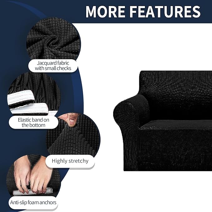 Cupuamon 2026 New Stretch Oversized Sofa Slipcovers Couch Sofa Cover