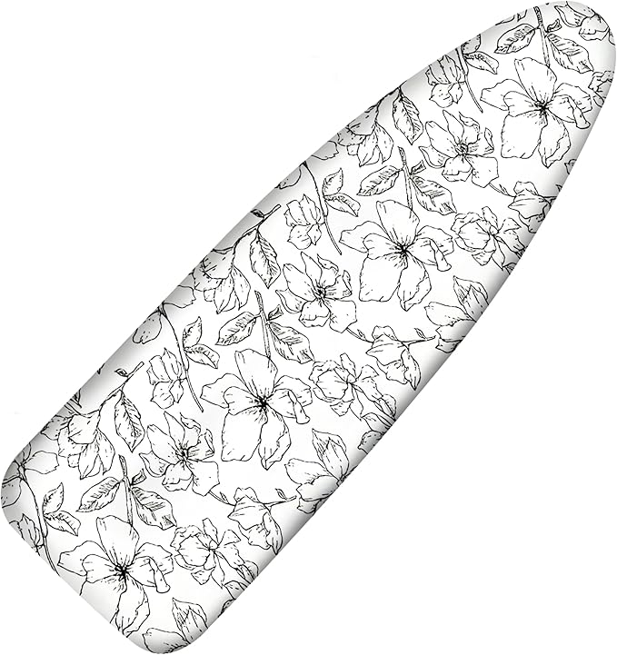 Ironing Board Cover and Pad, 18x49 Extra Wide Thick Iron Padding, Scorch &