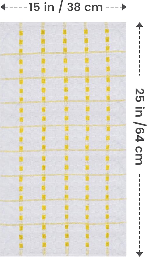 Utopia Towels - Kitchen Towels 12 Pack, 15 x 25 Inches, 100% Ring Spun Cotton