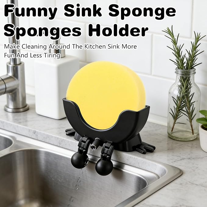 Peeing Scrub Sponge Holder, Funny Sink Sponge Sponges Holder