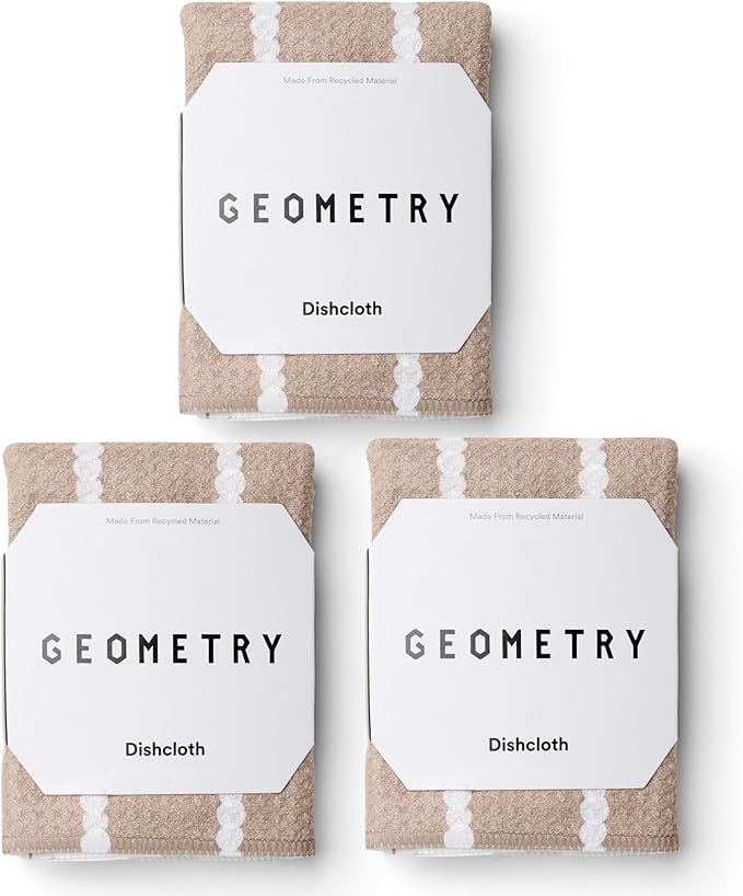 GEOMETRY Dishcloth – Evergreen Collection – Quick-Dry, Ultra-Absorbent