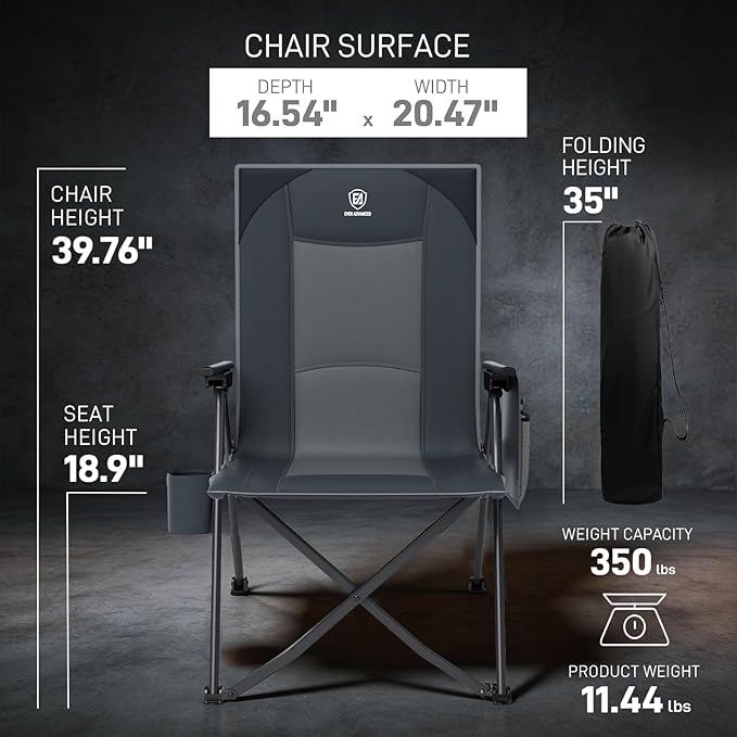 EVER ADVANCED Reclining Camping Chairs