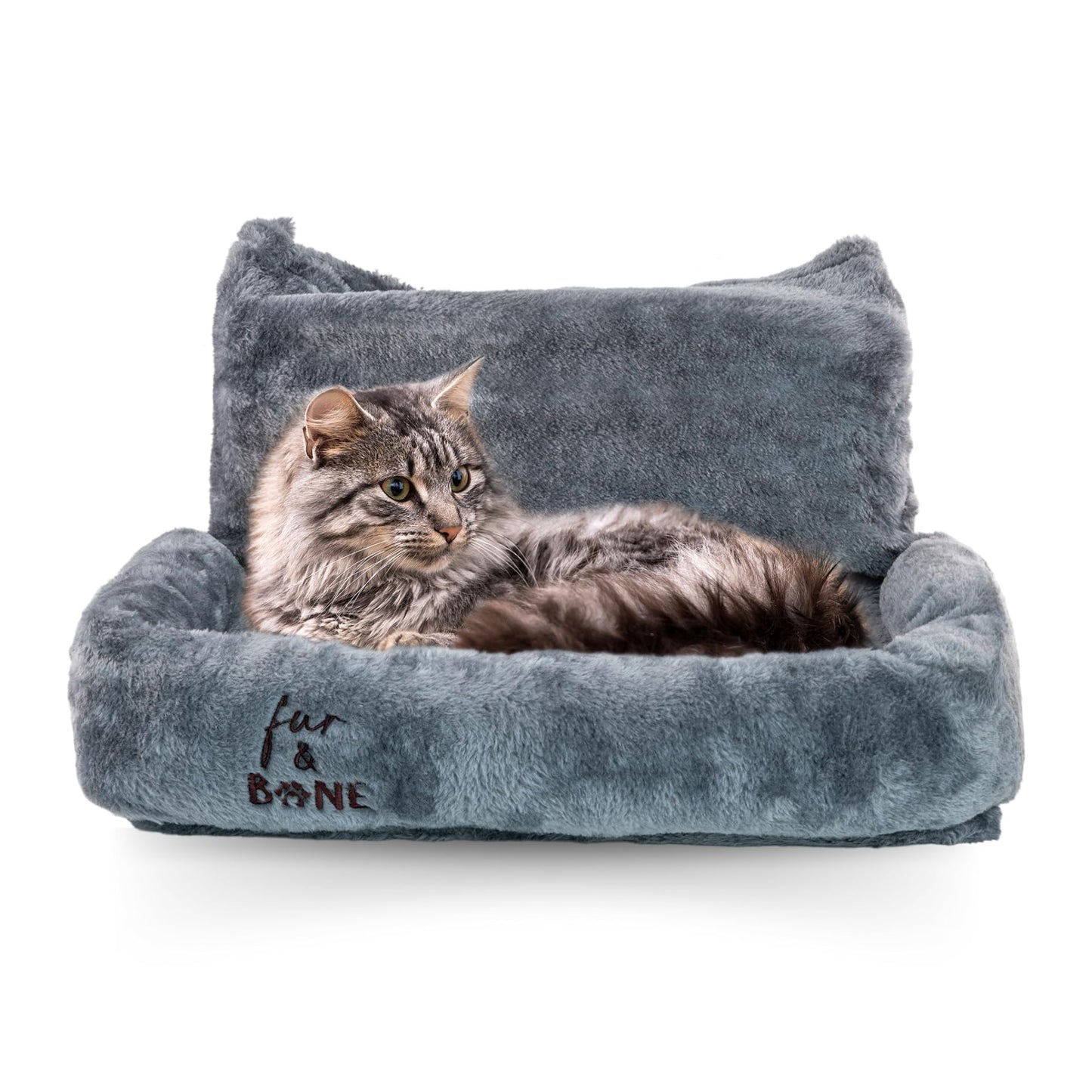 Fur & Bone Cat Radiator Bed, Cat Bed | Warm Fleece Cat Hammock With Washable Fleece Cover | Hanging Radiator Cat Bed | Cat beds For Indoor Cats, Cat Accessories for Kittens & Cats (50x43x26cm)