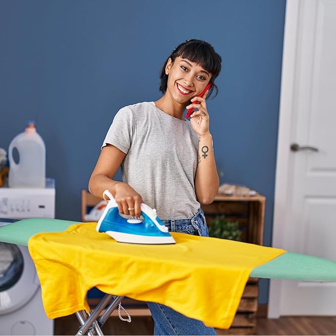 BNDX Ironing Board Cover and Pad 18" x 49" – Waterproof, Stain-Resistant