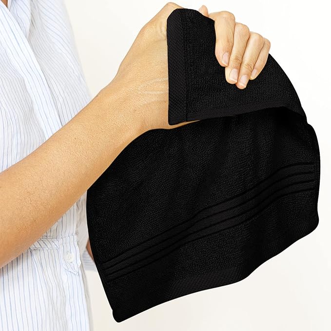 Utopia Towels Wash Cloths Set, 12 by 12 Inches, 100% Cotton Ring Spun, Highly