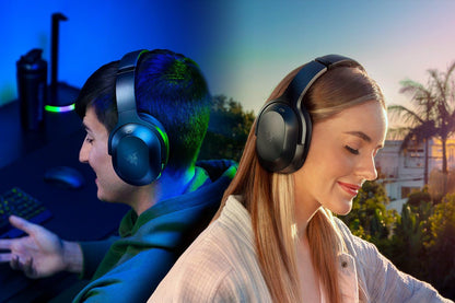 Razer Barracuda Pro Wireless Gaming Headset (PC, PlayStation, Switch 2, iPhone, Smartphones): Hybrid ANC - 2.4GHz Wireless + Bluetooth - THX AAA - 50mm Drivers - Integrated Mic - 40 Hr Battery - Black