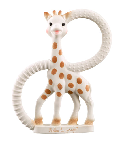 Sophie la girafe Teething Ring | Made from Natural Rubber | Designed for Teething Babies | Awaken All 5 Senses | Easy to Clean