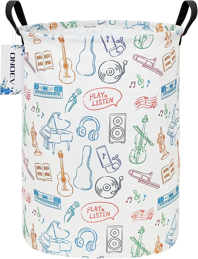 Round waterproof laundry basket, gift basket, suitable