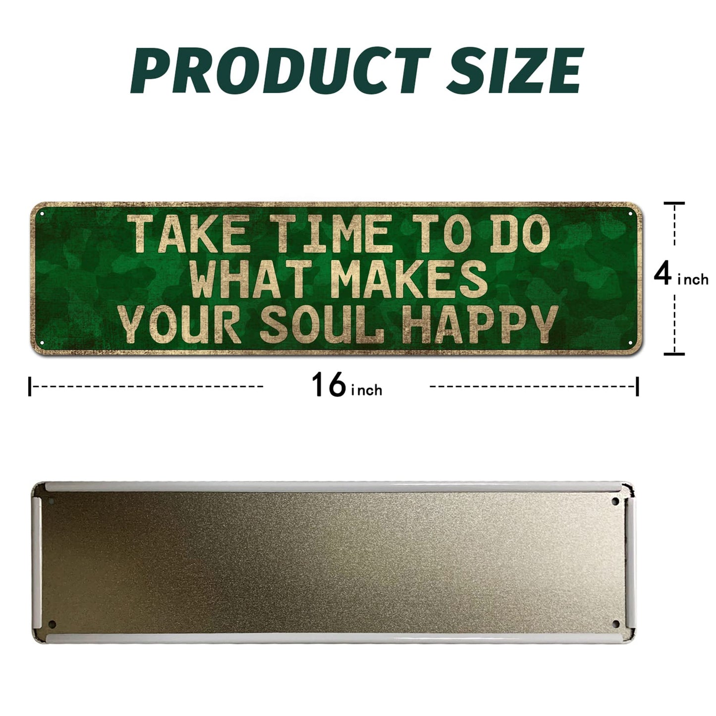 CIVOTIL Meditation Room Sign, 4" x 16"