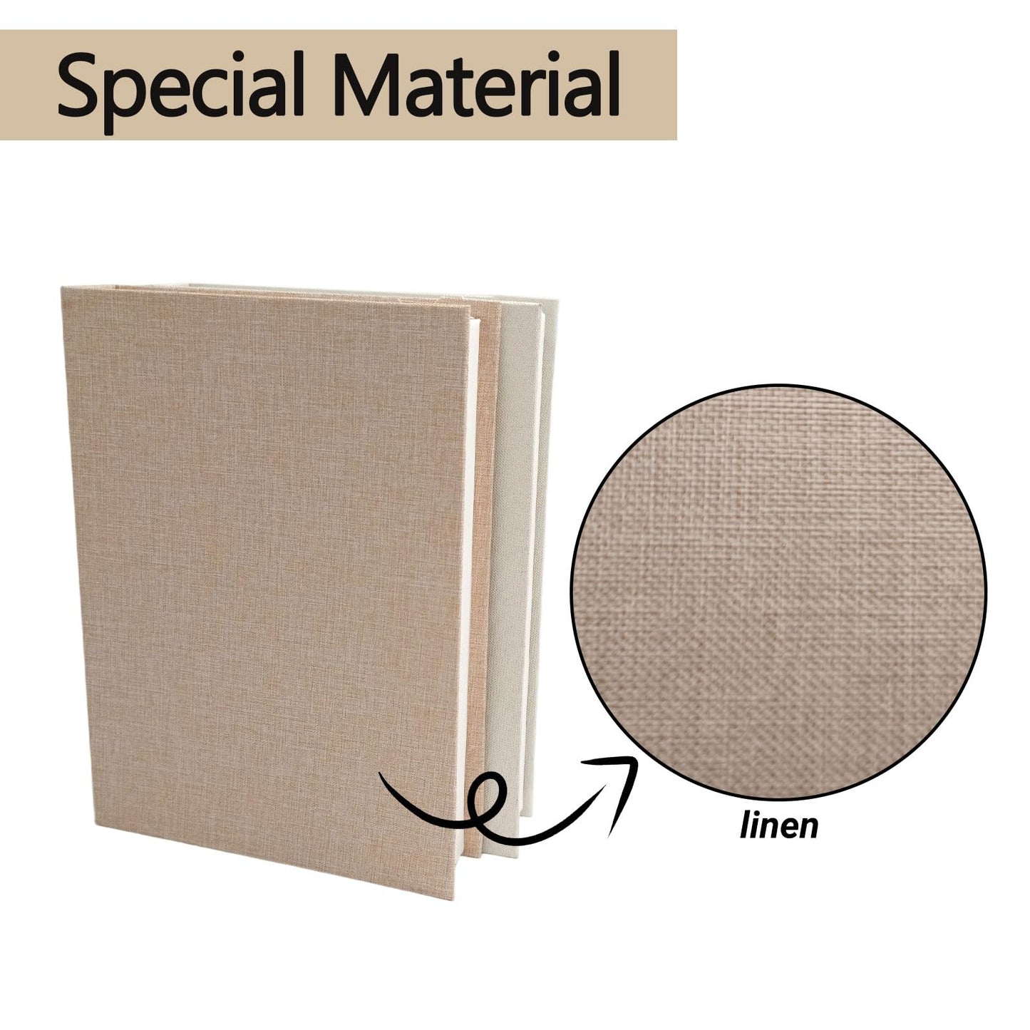 Decorative Books with Natural Travertine Marble Tray – Linen Covered Fake Books & Unique Yellow Stone Serving Tray 8" – Coffee Table Dining Entryway Shelf Decor for Living Room, Perfume, Plant