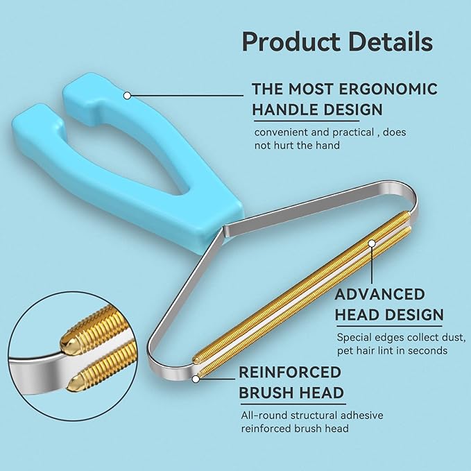 Pet Hair Removal Tool, Pet Hair Remover, Dog and Cat Hair Remover, Lint Remover