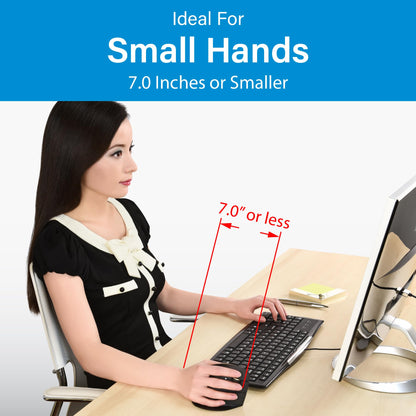 Evoluent – Inventor of The Vertical Mouse – VMDMW Ergonomic Vertical Mouse Right Hand Med USB Wireless, Sculpted for Comfort, Reduces Wrist Strain, 4 Speeds, 6 Customizable Buttons in Windows