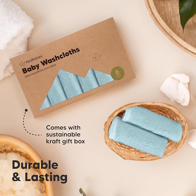 6-Pack Baby Washcloths