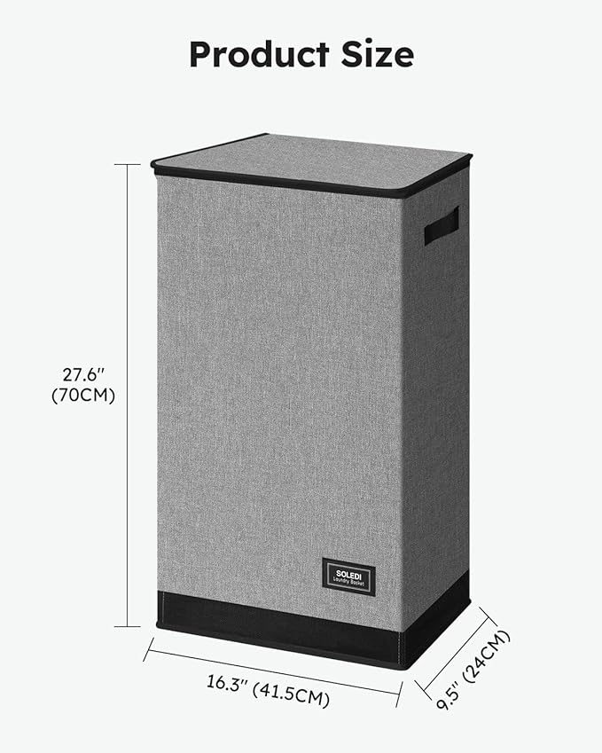 SOLEDI Slim Laundry Hamper