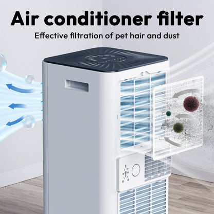 10,000 BTU Portable Air Conditioners, Portable AC With Remote for Room to 450 sq.ft 3 in 1 Air Conditioner With Dehumidification/Air Circulation/Timer And Window Kit