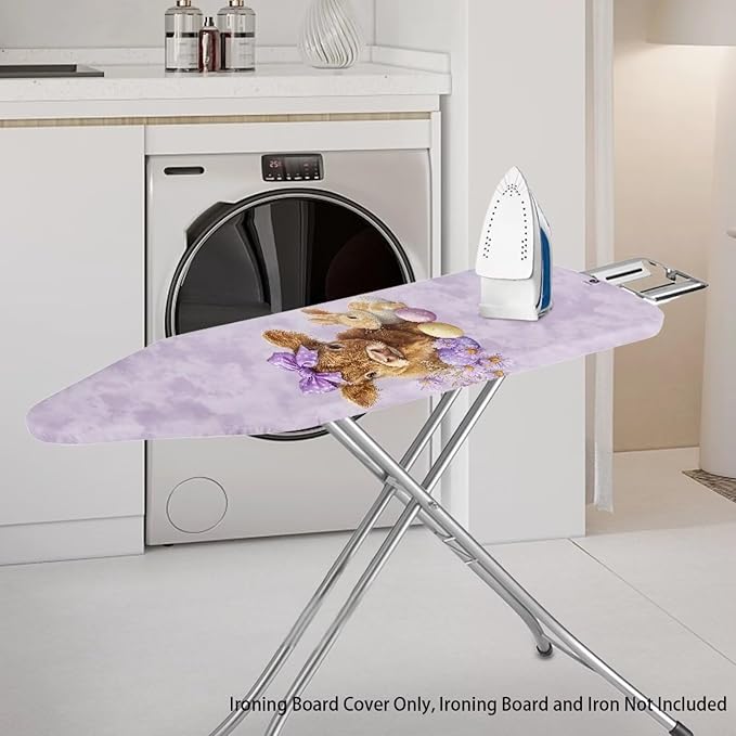 Yak and Easter Egg Bunny Ironing Board Cover and Pad
