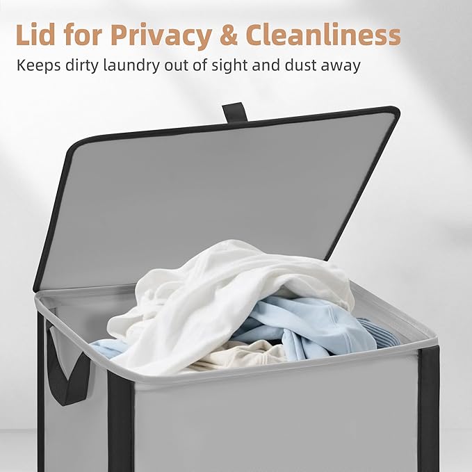 STORAGE MANIAC Rolling Laundry Hamper
