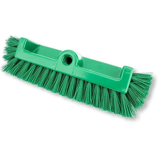 SPARTA Multi-Level Tile Scrub Brush 12" Wide Brush Head, Heavy-Duty Tile
