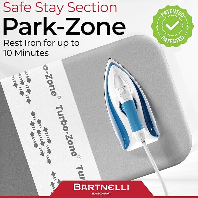 Bartnelli Ironing Board Cover and Pad, Made in Europe
