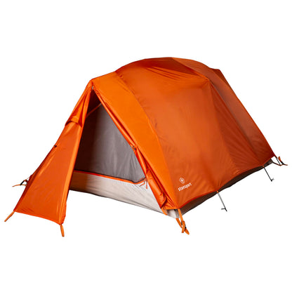 Stansport Star Crest 2-Person Dome Tent with Full Rainfly – 7'3" x 4'11" Backpacking & Camping Tent – Weatherproof Vestibule, E-Port, and Mesh Stargazing Roof – Lightweight with Carry Bag