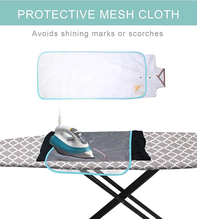 Ironing Board Cover and Pad, 18x49 Extra Wide Thick Iron Padding, Scorch &
