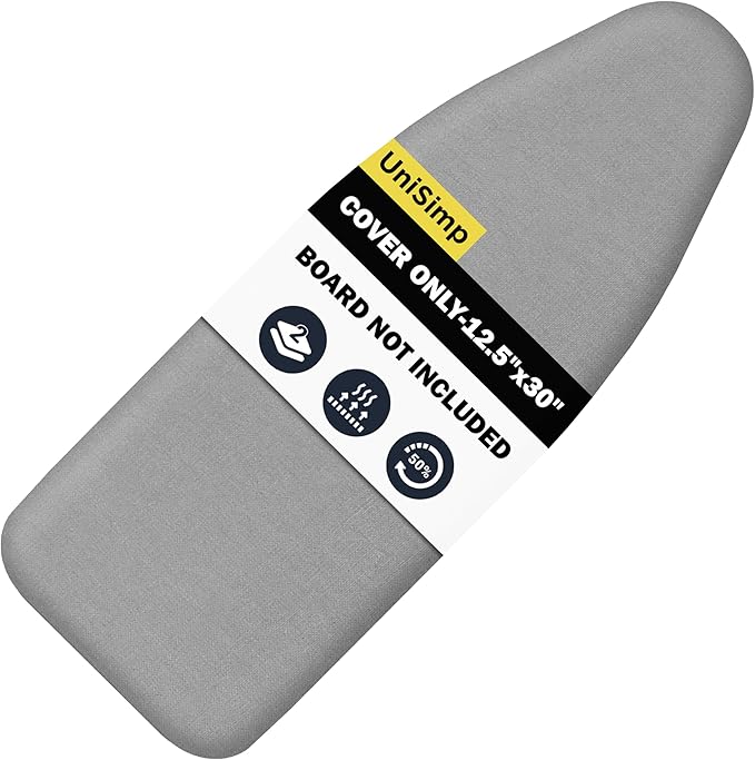 Small Ironing Board Cover and Pad 12.5"x30" Small Iron Board Cover