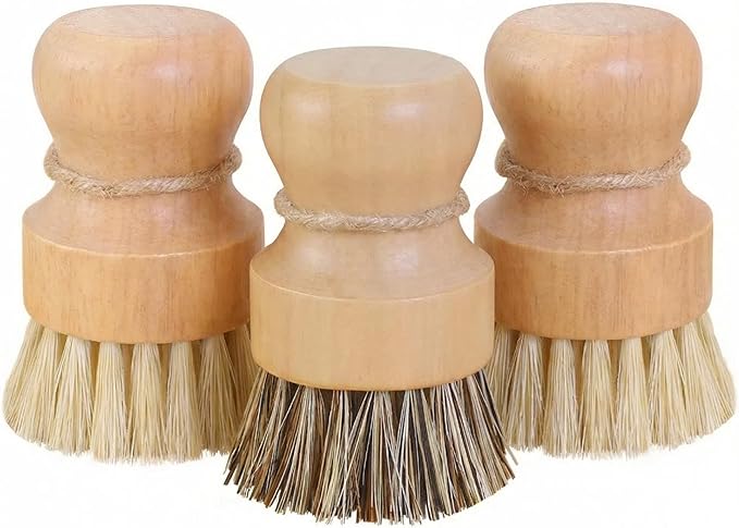 Wooden Dish Scrub Brush