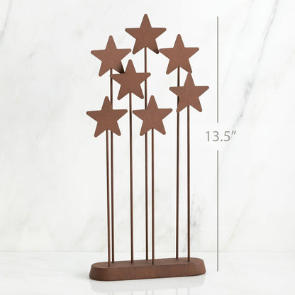 Willow Tree Nativity Starter Figures with The Three Wisemen Plus Metal Stars, 10-Piece Set