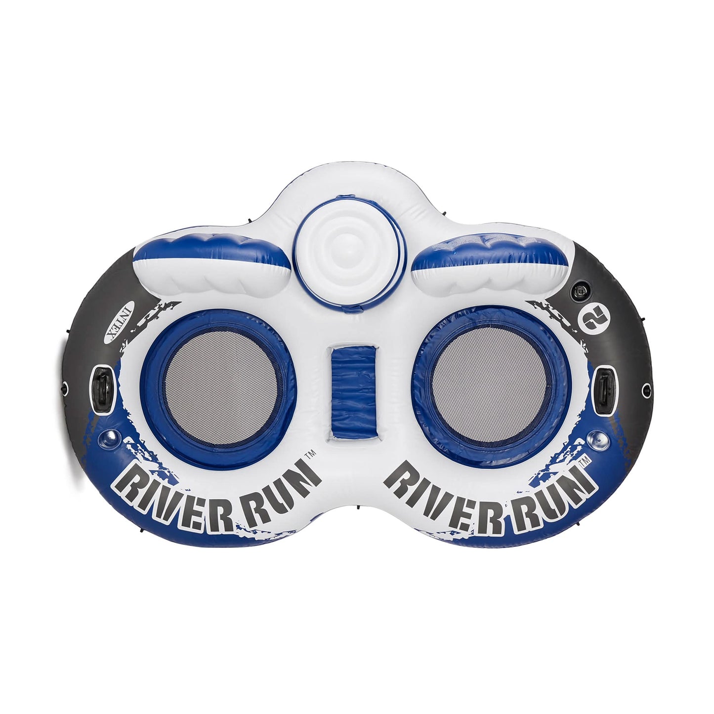 Intex River Run II 2-Person Water Tube w/Cooler and Connectors (3 Pack) 58837EP