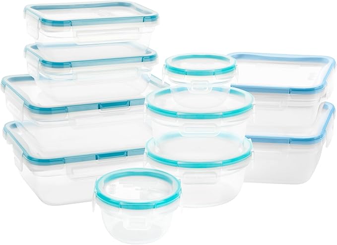 Snapware Plastic Total Solutions Food Storage Containers Set, Airtight &