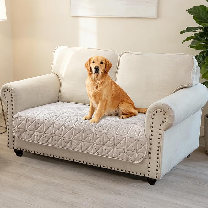 Ameritex Sofa Cover Waterproof for Seats Couch Cover for Dogs Pet Couch Cover