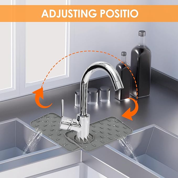 Silicone Faucet Handle Drip Faucet Mat