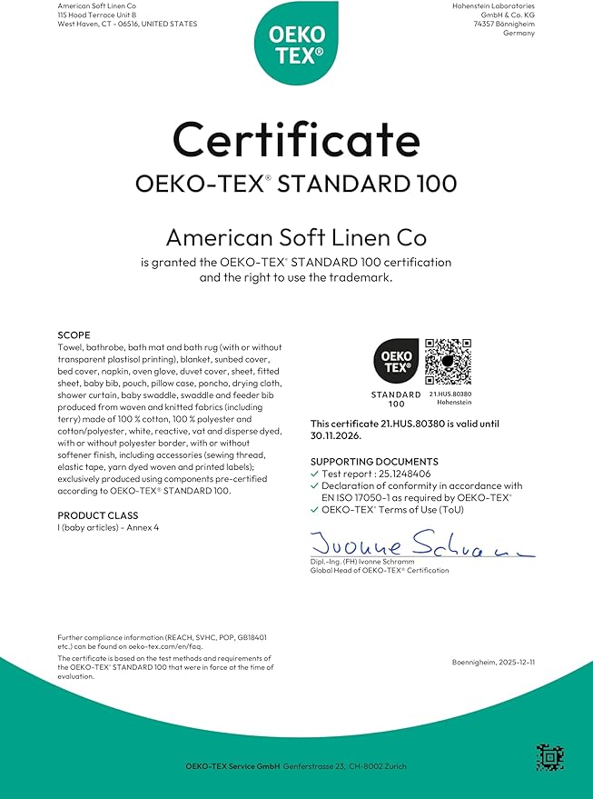 American Soft Linen Luxury Washcloths