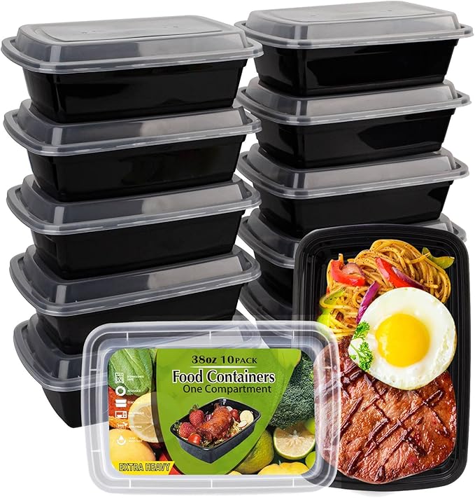 WGCC Meal Prep Containers Plastic Food Storage Containers