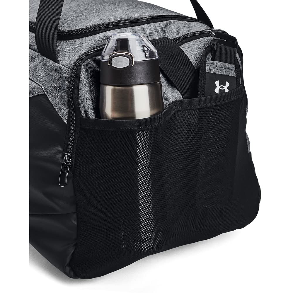 Under Armour Unisex-Adult Undeniable 5.0 Duffle , Pitch Gray Medium Heather (012)/Black , Medium