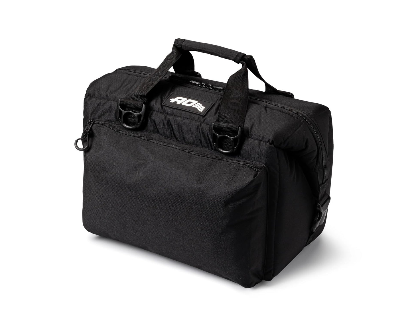AO Coolers Caravan Canvas Soft Cooler with High-Density Insulation, Oversized Storage Pockets, Black, 24-Can