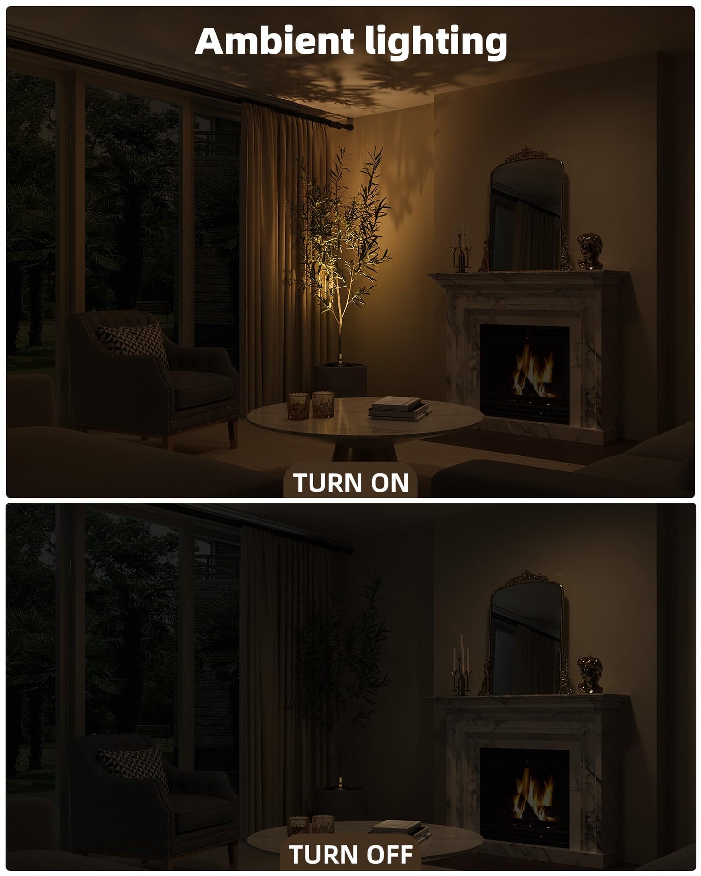 EZVALO Spotlight Indoor with Remote, 4000mAh Rechargeable Battery-Powered Plant Spot Lights, Wireless Mini Uplights with Dimmable & 3-CCT, Timer, Accent Lighting for Pictures, Art, Displays (2-Pack)