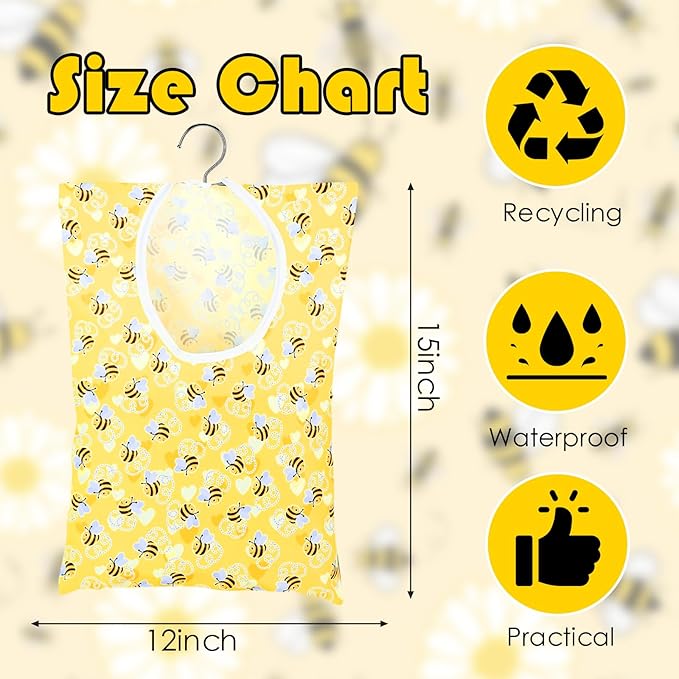 Bee Honeycomb Clothespin Holder